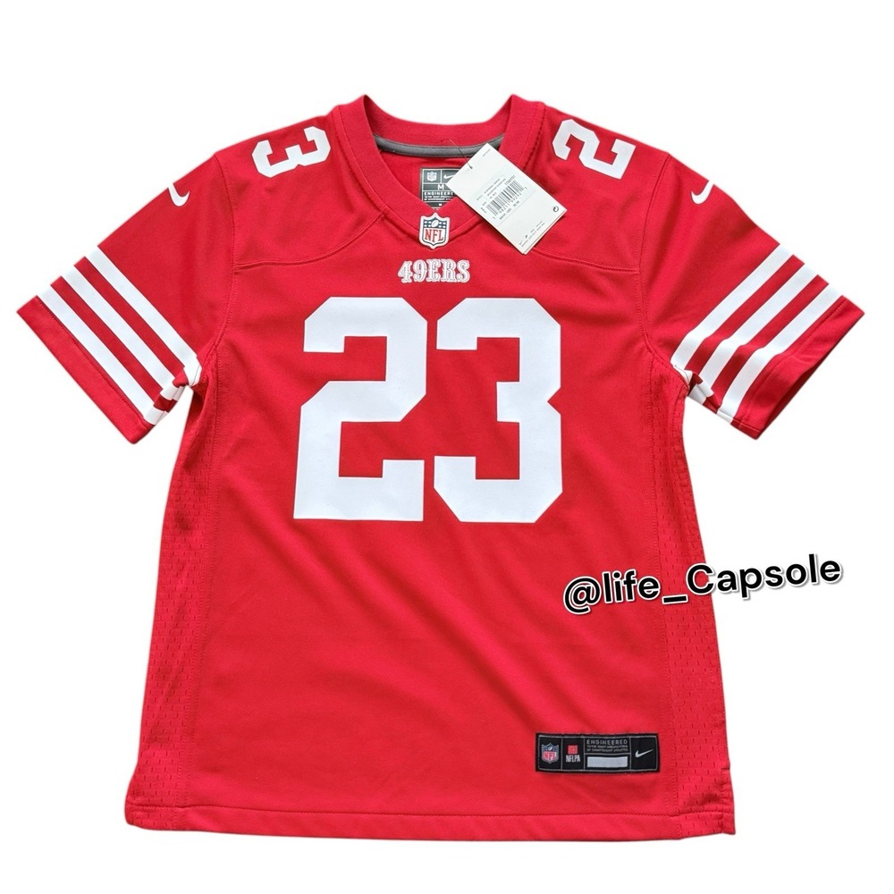 Size M (10–12) Christian McCaffrey #23 San Francisco 49ers Nike Jersey SF NWT